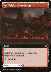 Valakut Awakening // Valakut Stoneforge (Extended Art) [Zendikar Rising] | Boutique FDB TCG