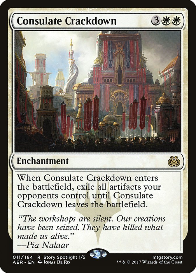 Consulate Crackdown [Aether Revolt] | Boutique FDB TCG