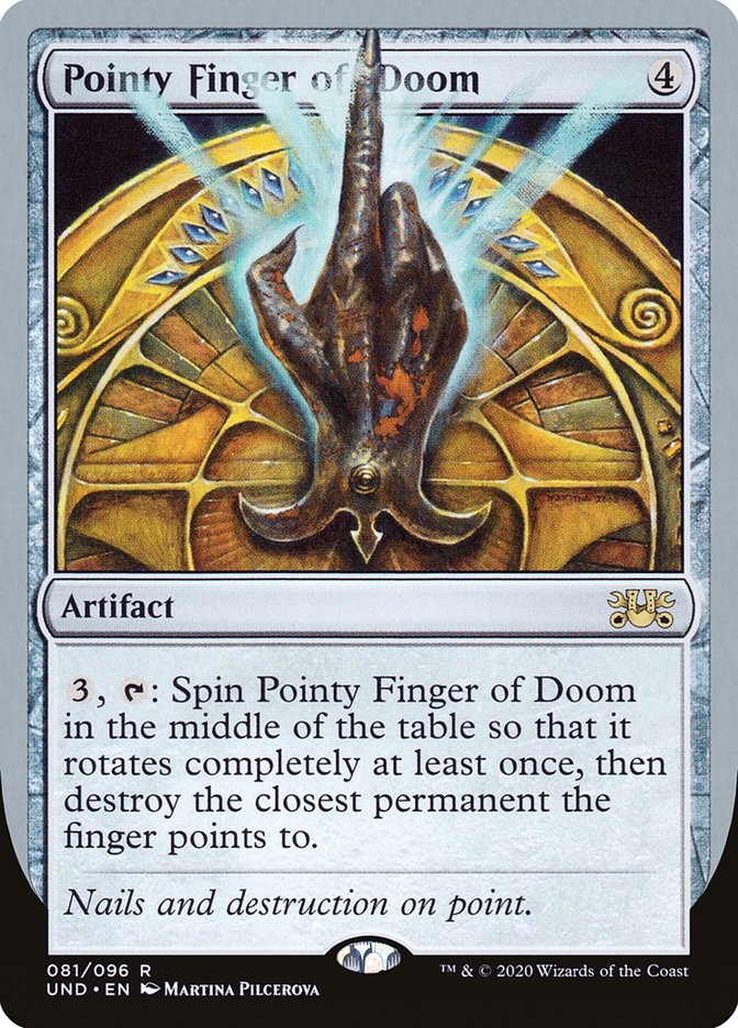 Pointy Finger of Doom [Unsanctioned] | Boutique FDB TCG