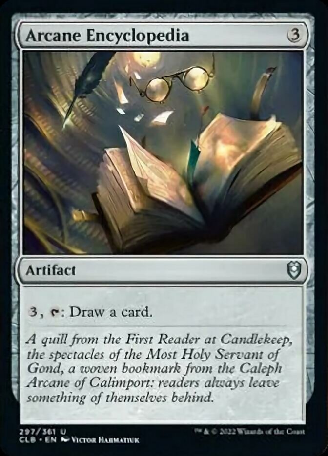 Arcane Encyclopedia [Commander Legends: Battle for Baldur's Gate] | Boutique FDB TCG