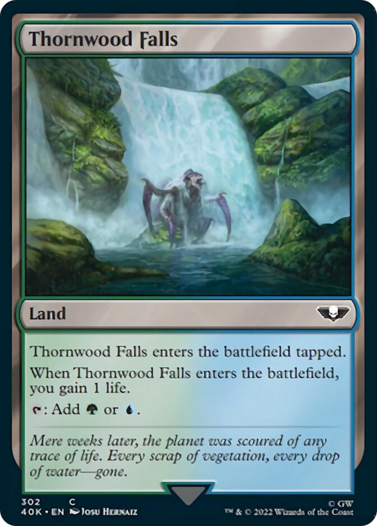 Thornwood Falls (Surge Foil) [Warhammer 40,000] | Boutique FDB TCG