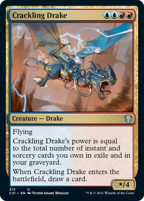 Crackling Drake [Commander 2021] | Boutique FDB TCG