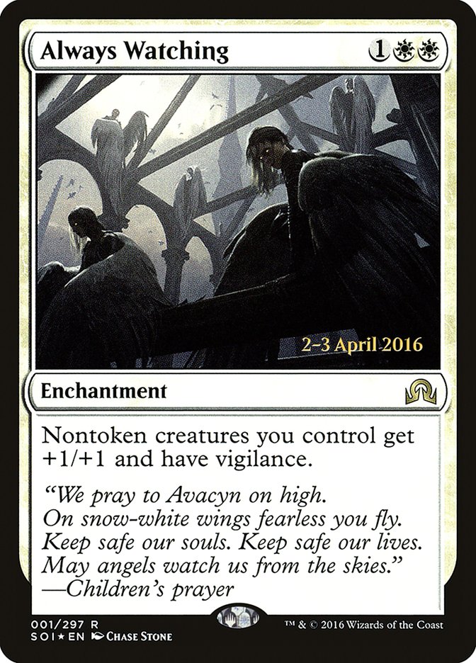Always Watching [Shadows over Innistrad Prerelease Promos] | Boutique FDB TCG
