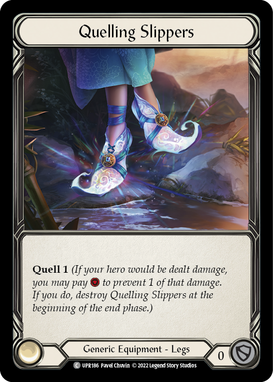 Quelling Slippers [UPR186] (Uprising)  Cold Foil | Boutique FDB TCG