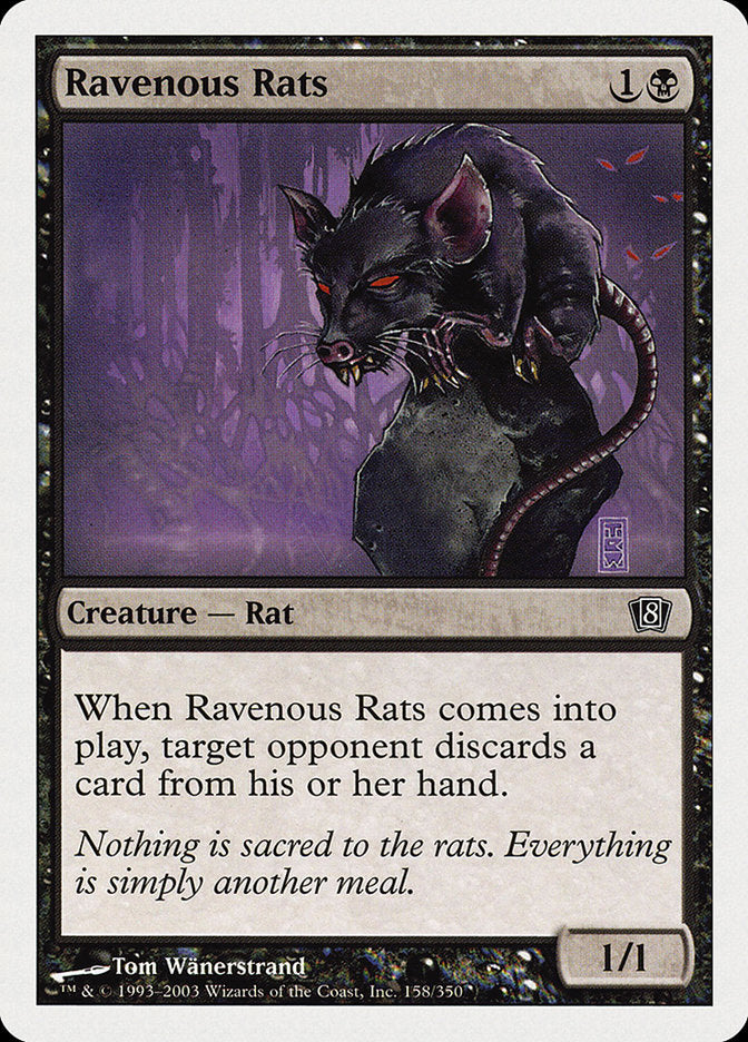 Ravenous Rats [Eighth Edition] | Boutique FDB TCG