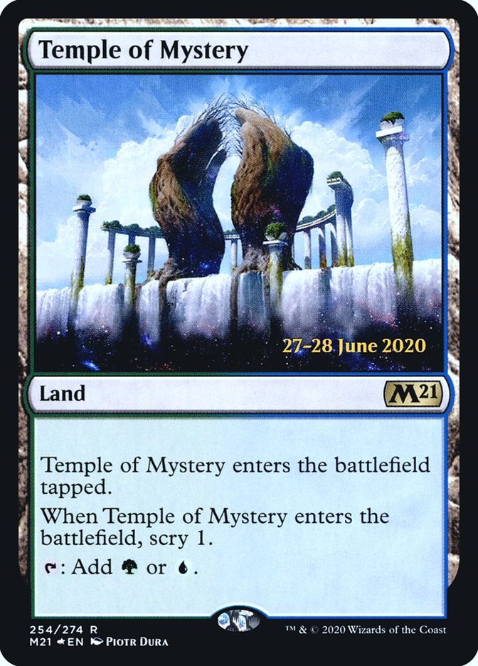 Temple of Mystery [Core Set 2021 Prerelease Promos] | Boutique FDB TCG