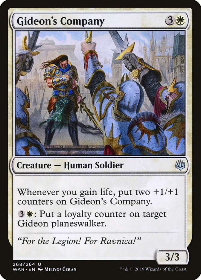 Gideon's Company [War of the Spark] | Boutique FDB TCG