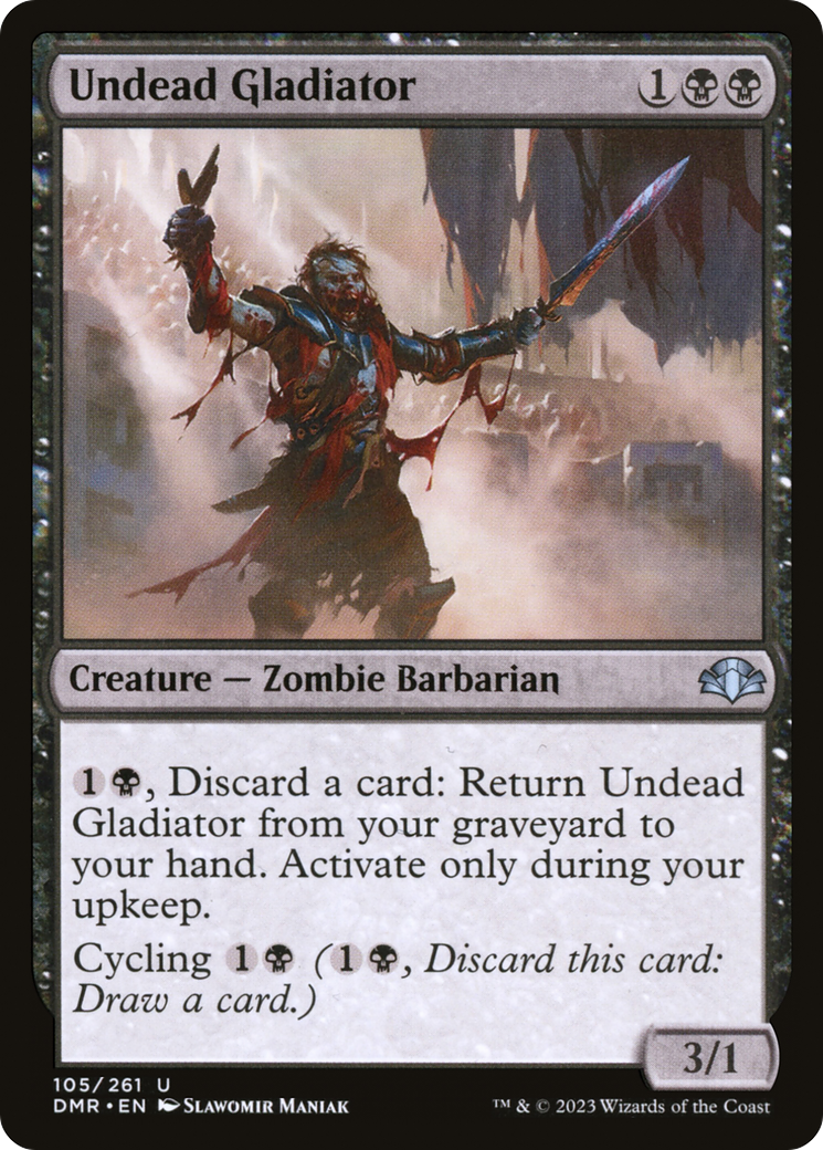 Undead Gladiator [Dominaria Remastered] | Boutique FDB TCG