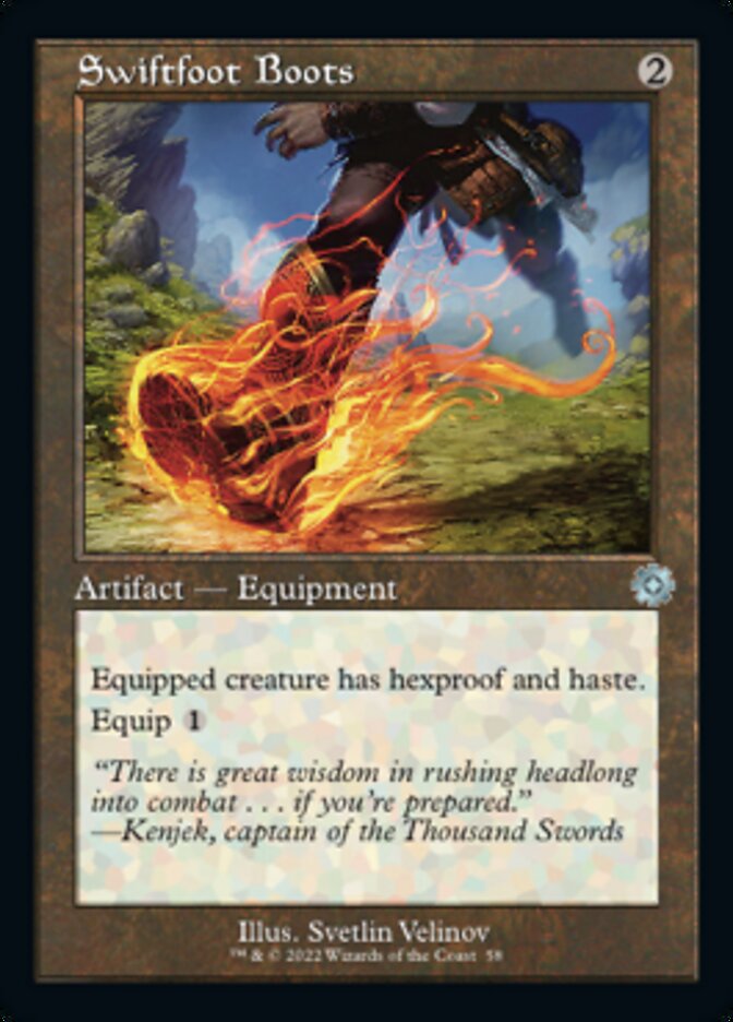 Swiftfoot Boots (Retro) [The Brothers' War Retro Artifacts] | Boutique FDB TCG