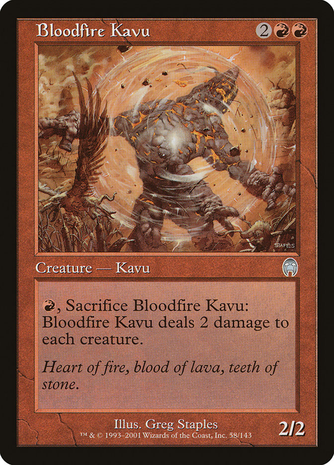 Bloodfire Kavu [Apocalypse] | Boutique FDB TCG
