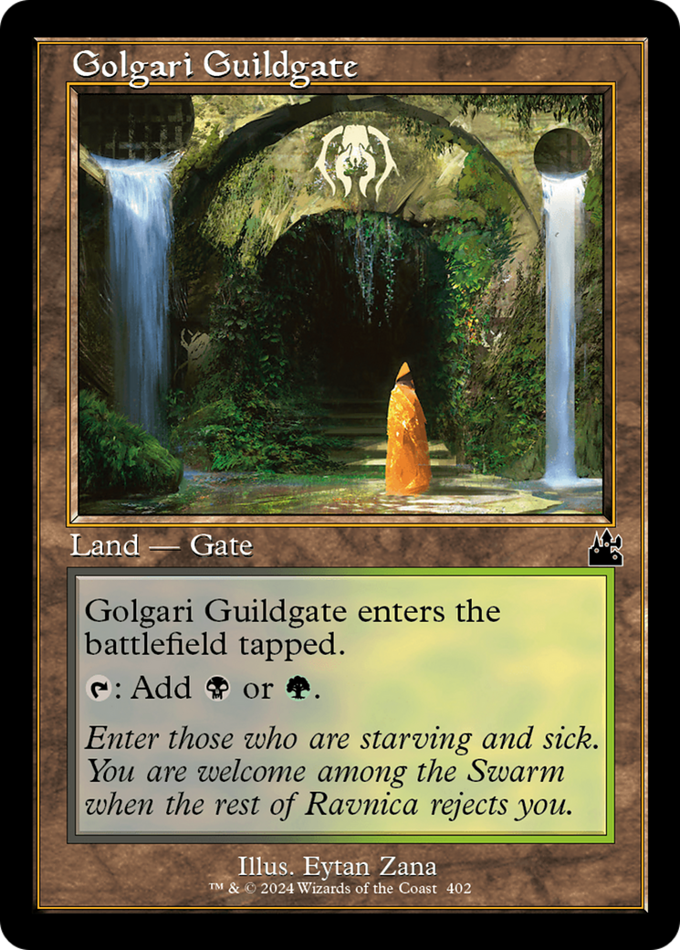 Golgari Guildgate (Retro Frame) [Ravnica Remastered] | Boutique FDB TCG