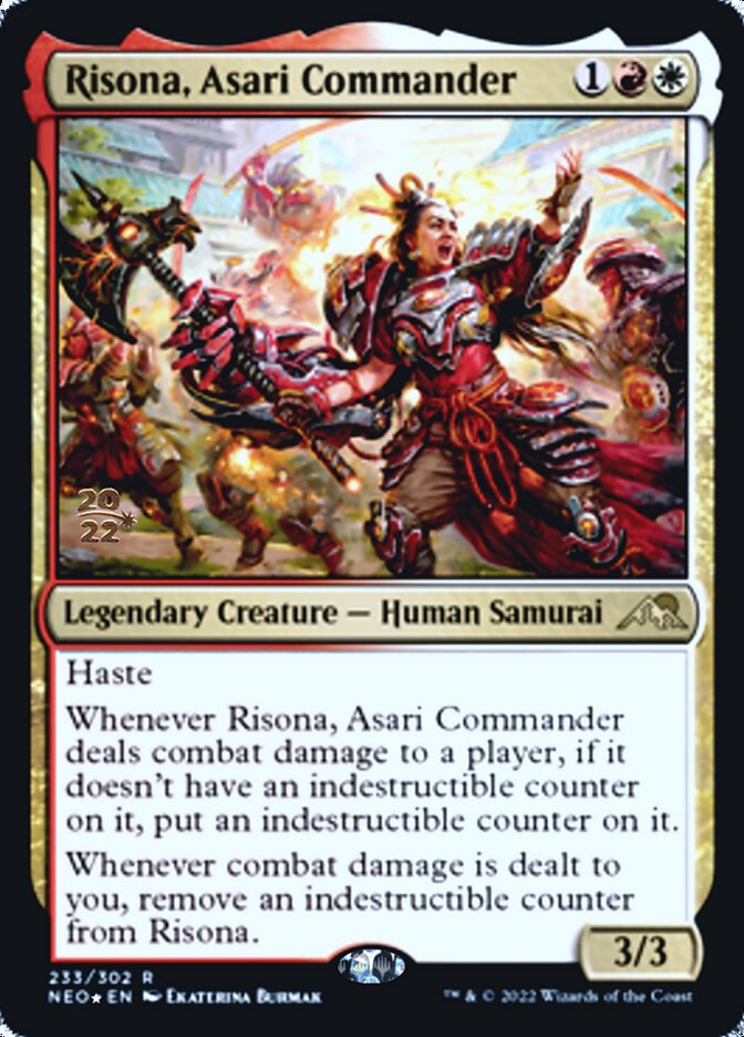 Risona, Asari Commander [Kamigawa: Neon Dynasty Prerelease Promos] | Boutique FDB TCG