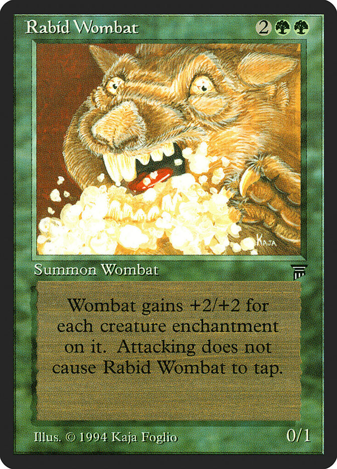 Rabid Wombat [Legends] | Boutique FDB TCG