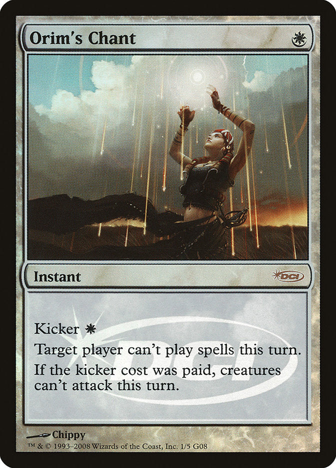 Orim's Chant [Judge Gift Cards 2008] | Boutique FDB TCG