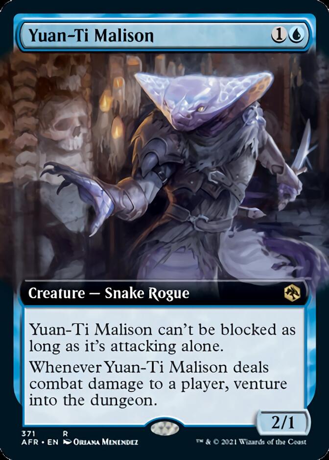 Yuan-Ti Malison (Extended Art) [Dungeons & Dragons: Adventures in the Forgotten Realms] | Boutique FDB TCG