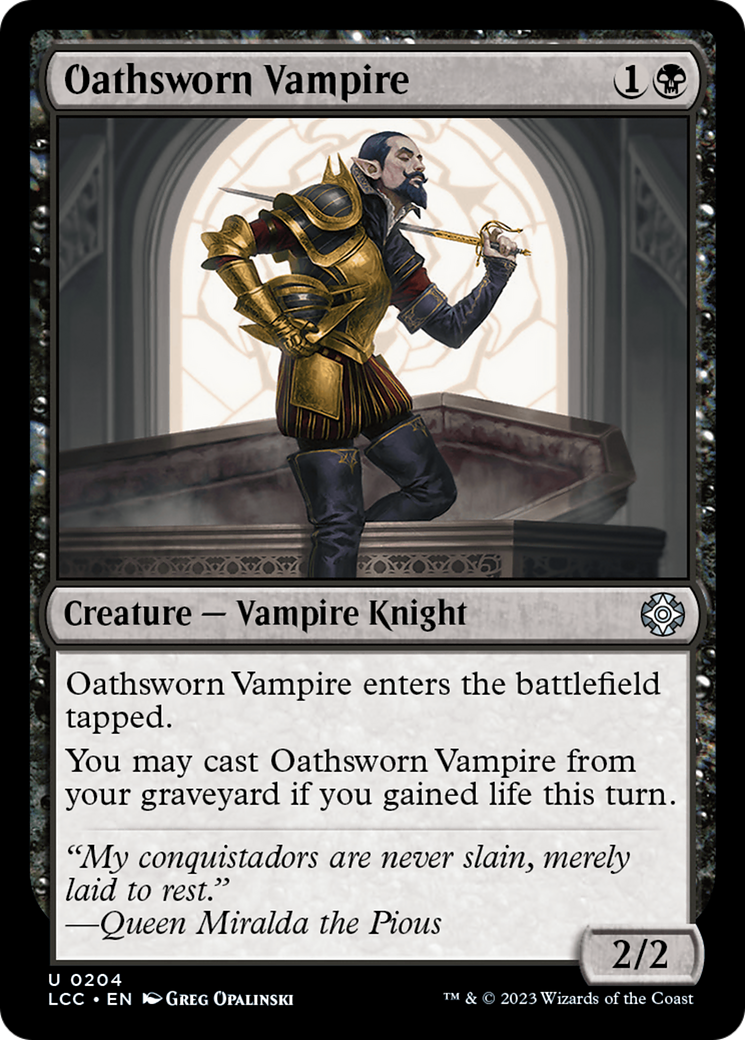 Oathsworn Vampire [The Lost Caverns of Ixalan Commander] | Boutique FDB TCG