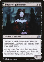 Heir of Falkenrath // Heir to the Night [Shadows over Innistrad] | Boutique FDB TCG