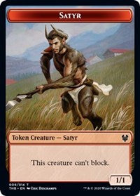 Satyr // Wolf Double-sided Token [Theros Beyond Death] | Boutique FDB TCG