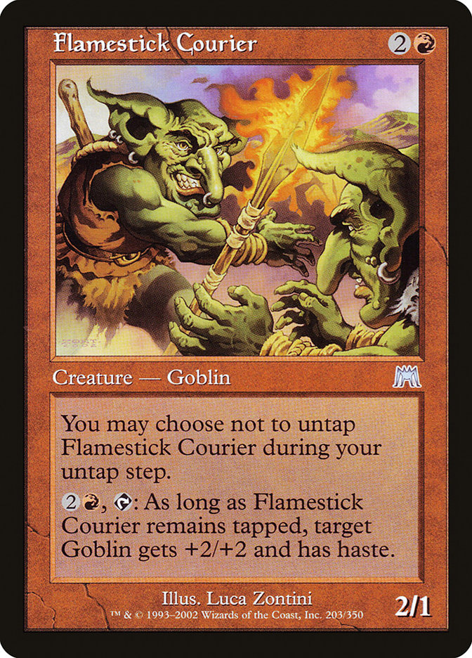Flamestick Courier [Onslaught] | Boutique FDB TCG