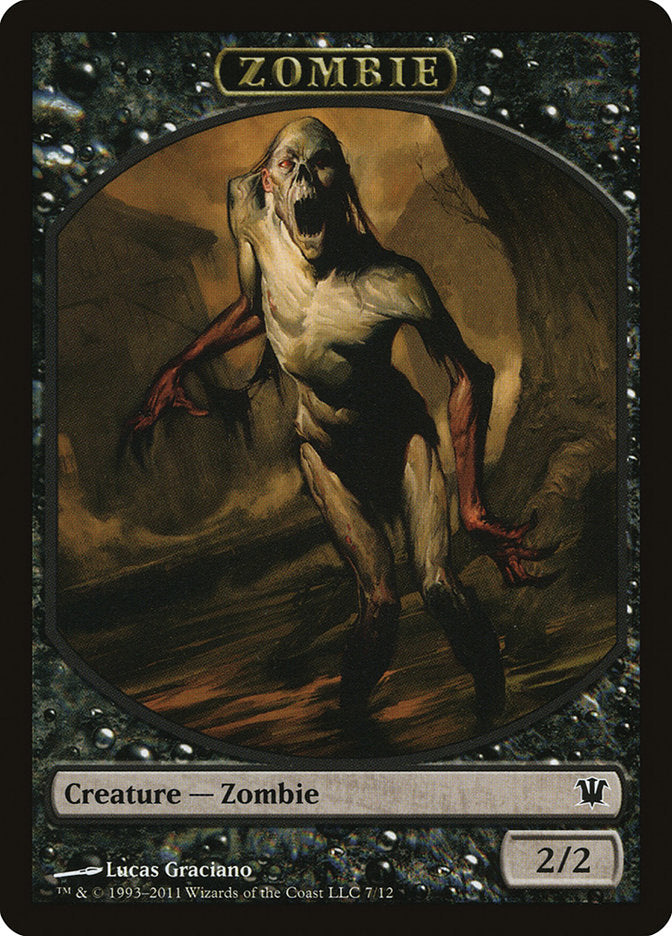 Zombie Token (7/12) [Innistrad Tokens] | Boutique FDB TCG