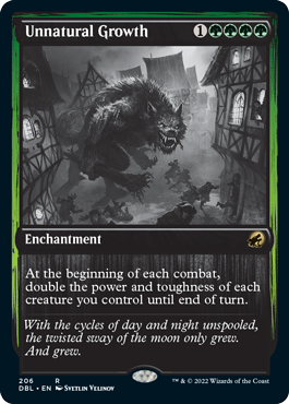 Unnatural Growth [Innistrad: Double Feature] | Boutique FDB TCG