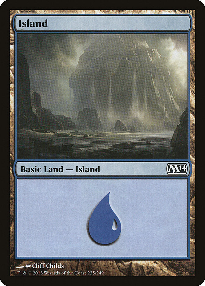 Island (235) [Magic 2014] | Boutique FDB TCG