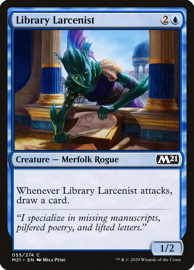 Library Larcenist [Core Set 2021] | Boutique FDB TCG