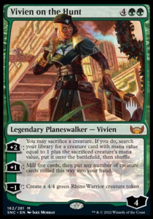 Vivien on the Hunt (Promo Pack) [Streets of New Capenna Promos] | Boutique FDB TCG