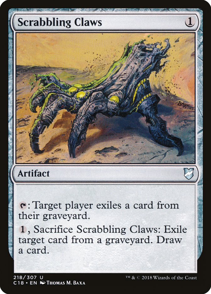 Scrabbling Claws [Commander 2018] | Boutique FDB TCG
