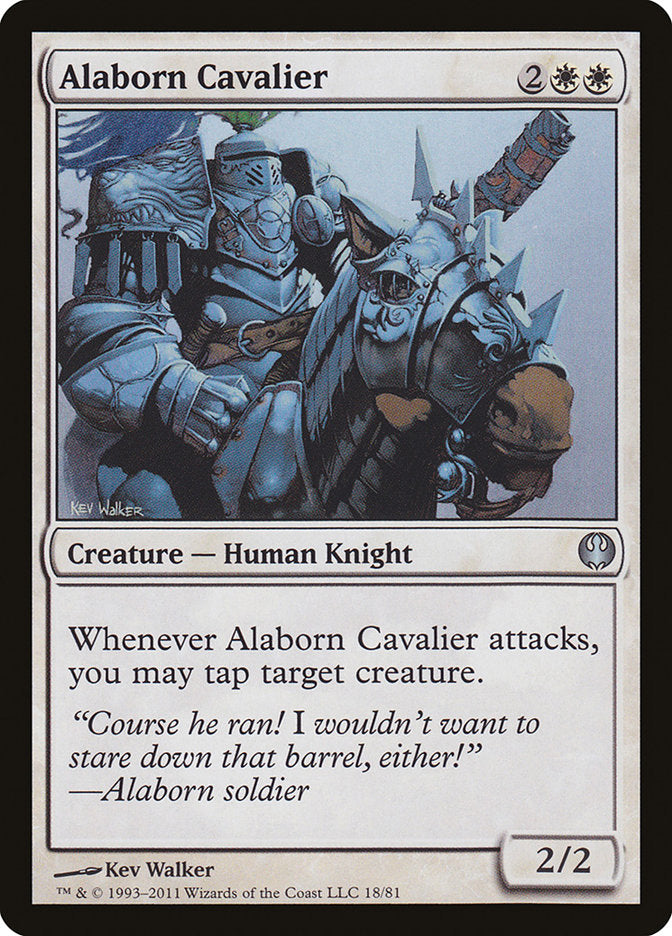 Alaborn Cavalier [Duel Decks: Knights vs. Dragons] | Boutique FDB TCG