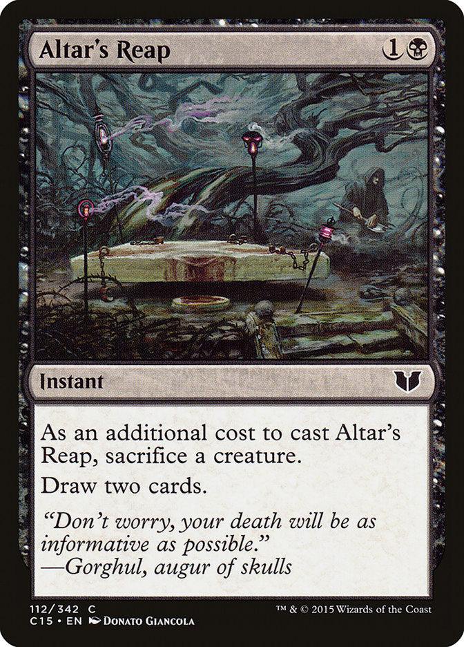 Altar's Reap [Commander 2015] | Boutique FDB TCG