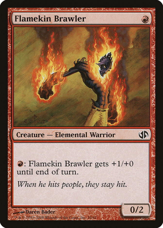 Flamekin Brawler [Duel Decks: Jace vs. Chandra] | Boutique FDB TCG