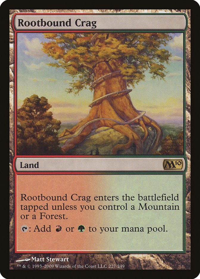 Rootbound Crag [Magic 2010] | Boutique FDB TCG