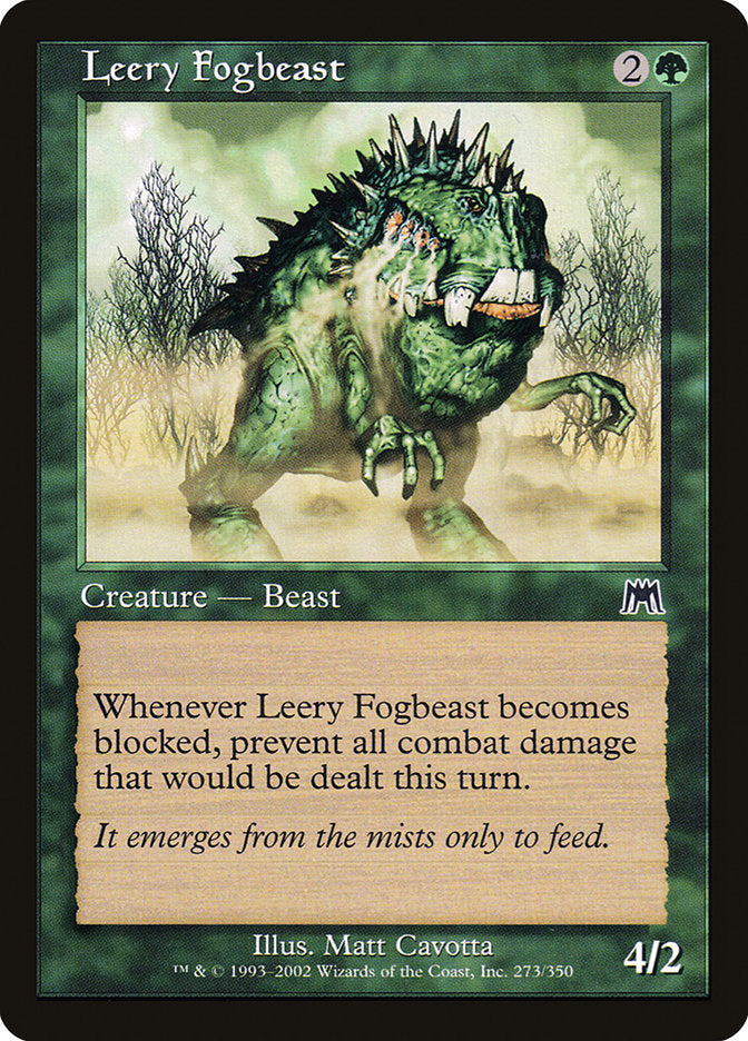 Leery Fogbeast [Onslaught] | Boutique FDB TCG