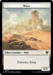 Wall // Kor Ally Double-Sided Token [Commander Masters Tokens] | Boutique FDB TCG