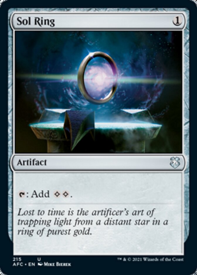 Sol Ring [Dungeons & Dragons: Adventures in the Forgotten Realms Commander] | Boutique FDB TCG