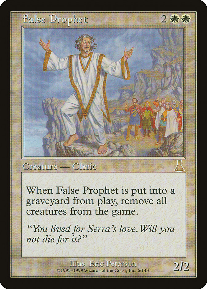 False Prophet [Urza's Destiny] | Boutique FDB TCG