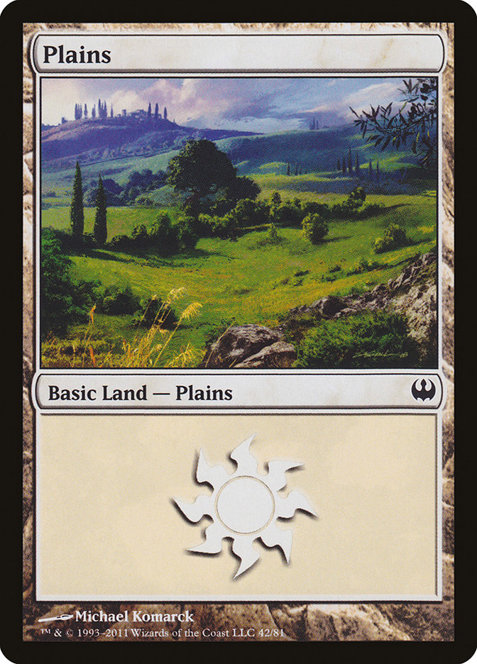 Plains (42) [Duel Decks: Knights vs. Dragons] | Boutique FDB TCG