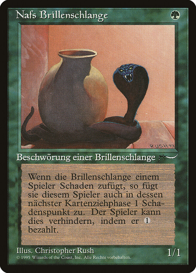 Nafs Asp (German) - "Nafs Brillenschlange" [Renaissance] | Boutique FDB TCG