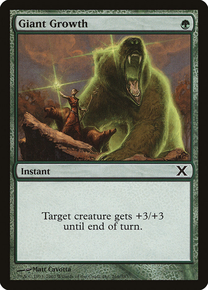 Giant Growth [Tenth Edition] | Boutique FDB TCG