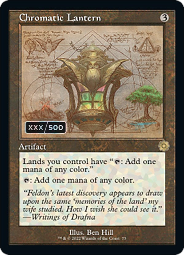 Chromatic Lantern (Retro Schematic) (Serialized) [The Brothers' War Retro Artifacts] | Boutique FDB TCG