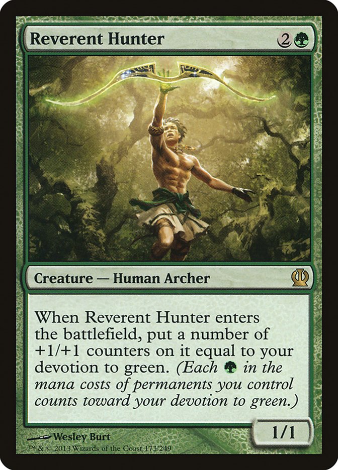 Reverent Hunter [Theros] | Boutique FDB TCG