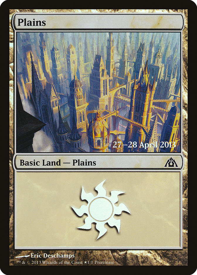 Plains (157) [Dragon's Maze Prerelease Promos] | Boutique FDB TCG