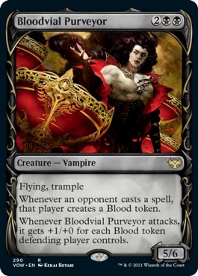Bloodvial Purveyor (Showcase Fang Frame) [Innistrad: Crimson Vow] | Boutique FDB TCG