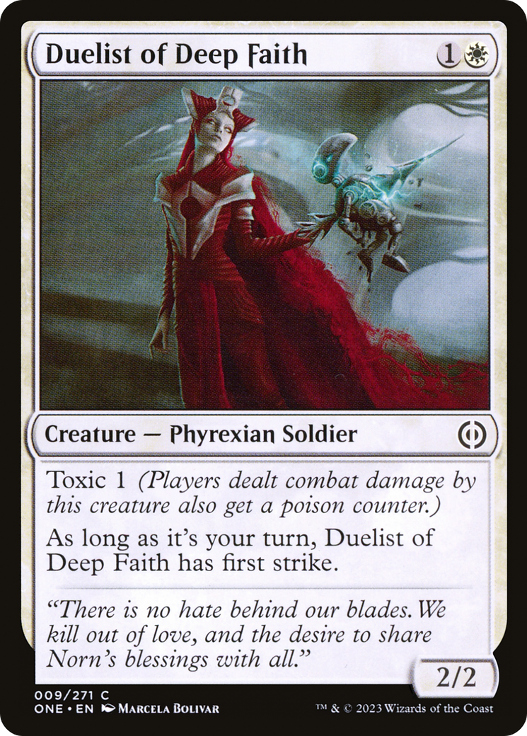 Duelist of Deep Faith [Phyrexia: All Will Be One] | Boutique FDB TCG