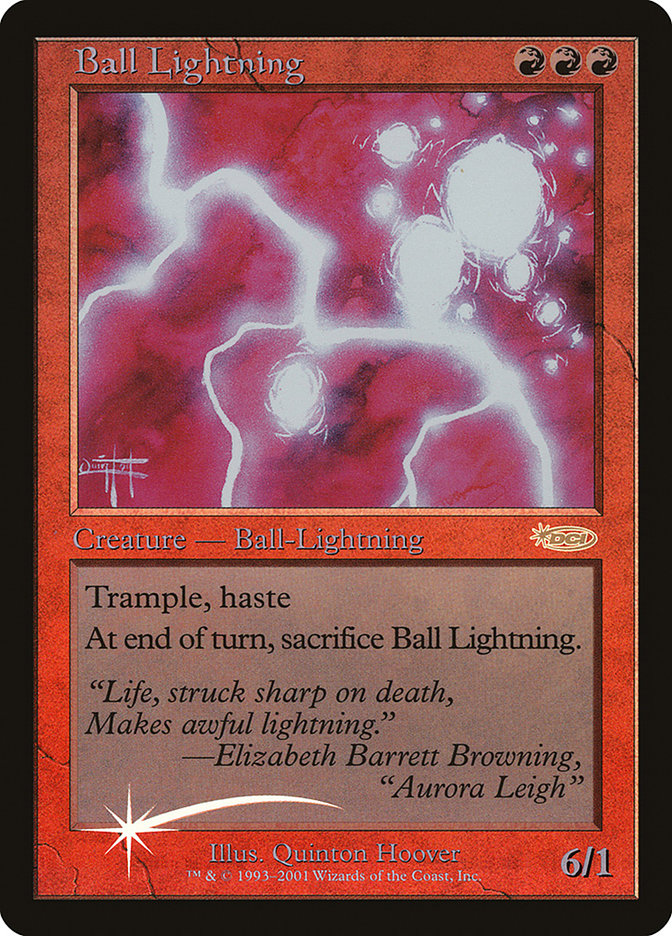 Ball Lightning [Judge Gift Cards 2001] | Boutique FDB TCG