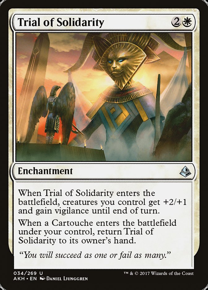 Trial of Solidarity [Amonkhet] | Boutique FDB TCG