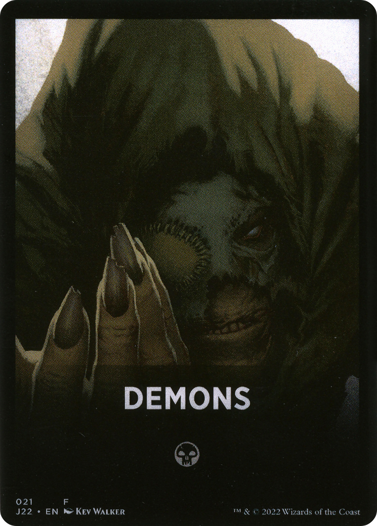 Demons Theme Card [Jumpstart 2022 Front Cards] | Boutique FDB TCG