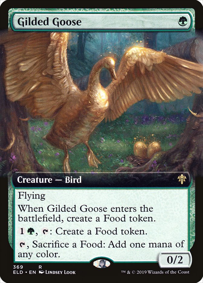 Gilded Goose (Extended Art) [Throne of Eldraine] | Boutique FDB TCG