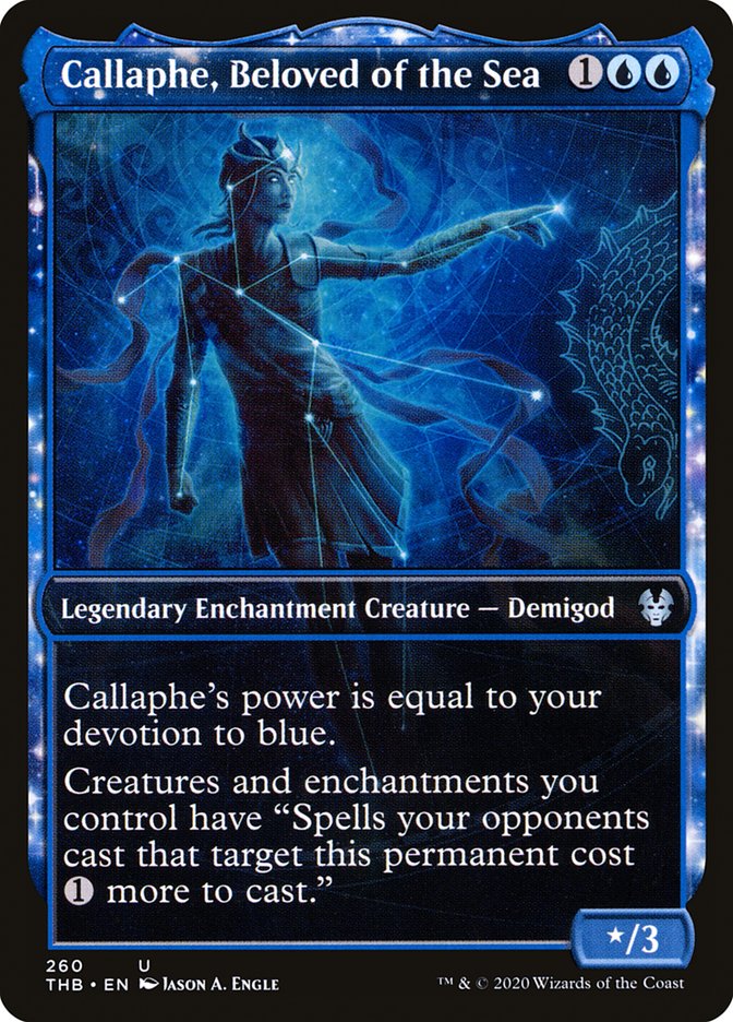 Callaphe, Beloved of the Sea (Showcase) [Theros Beyond Death] | Boutique FDB TCG